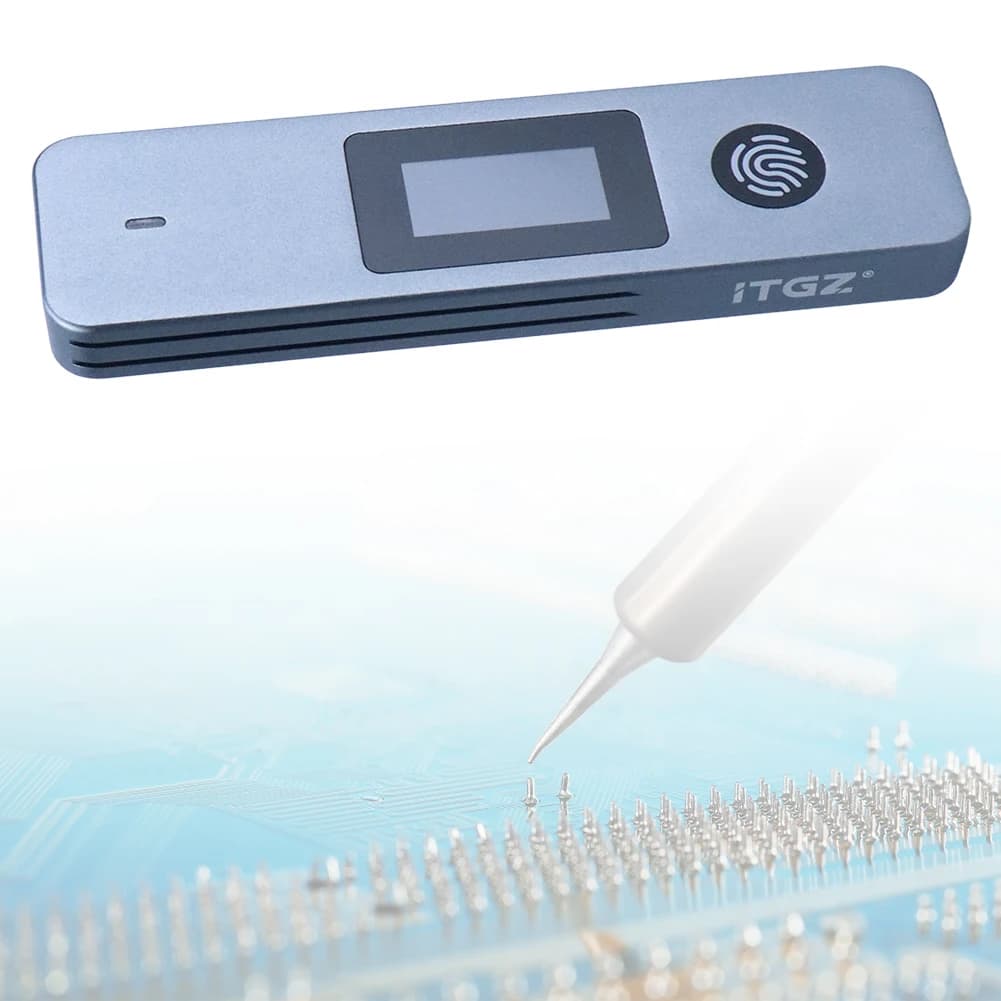 Box esterno per SSD 10Gbps M-Key B+M Key con crittografia tramite impronta digitale visuale per SSD 2230 2242 2280