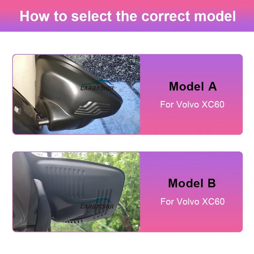 4K 2160P UHD WIFi Car DVR Dashcam For Volvo XC60 2012 2013 2014 2015 2016 2017 Front and Rear Dash Cam Control By Mobile APP