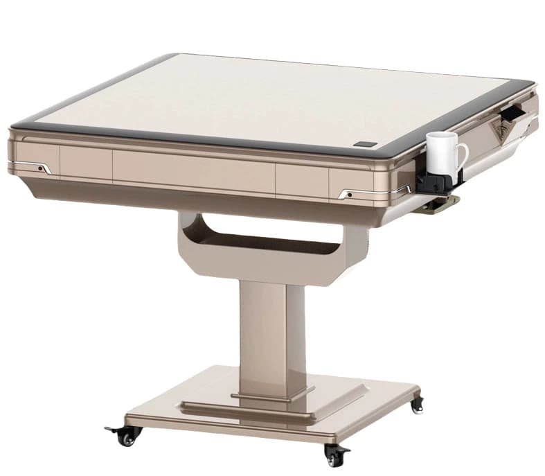 Macchina mescolatrice elettrica pieghevole automatica da tavolo Mahjong con piastrelle per l'intrattenimento domestico Mini uso di quattro colori mescolatori