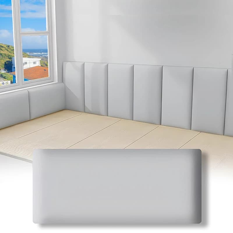 5PC adesivi murali autoadesivi 3D addensare anti-collisione Tatami morbido tappetino da parete posteriore anti-urto soggiorno sfondo pad Decor