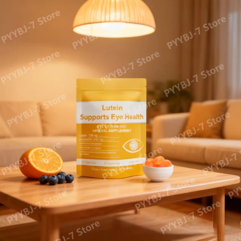 Gommose alla Luteina, Integratore di Vitamine e Minerali per gli Occhi con 20mg di Luteina e 4mg di Zeaxantina, Vitamine in Gommose per il Supporto della Salute degli Occhi