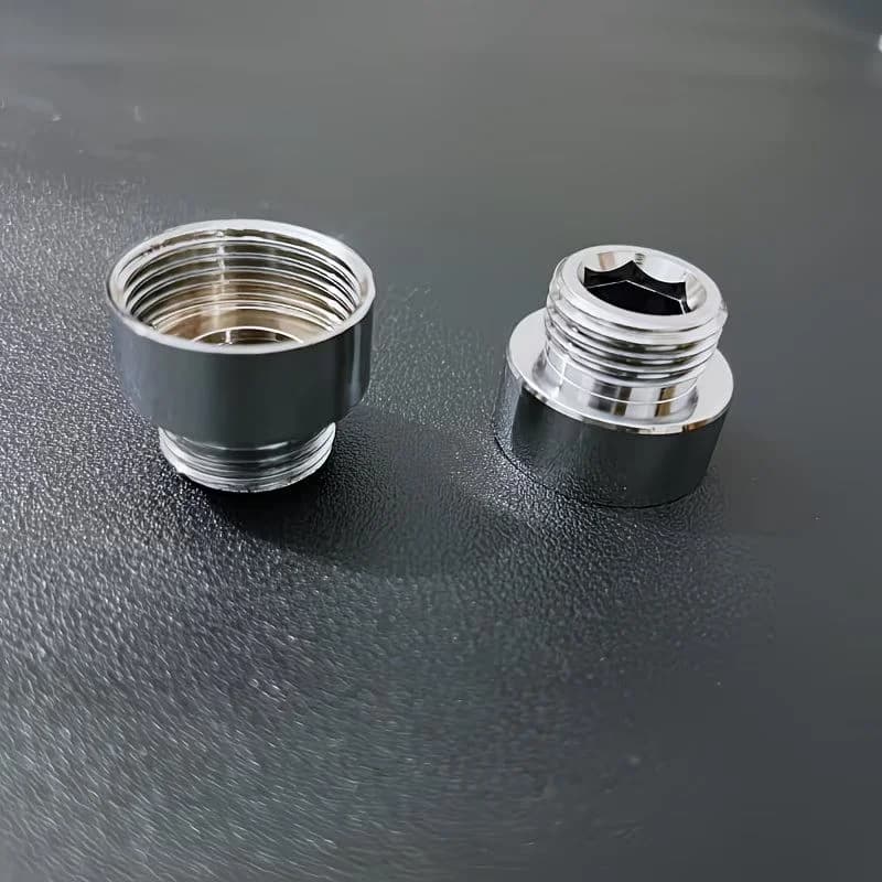 2 adattatori per rubinetti in rame con connessione filettata per lavatrici, lavastoviglie, tubi per irrigazione da giardino, accessori per giardinaggio