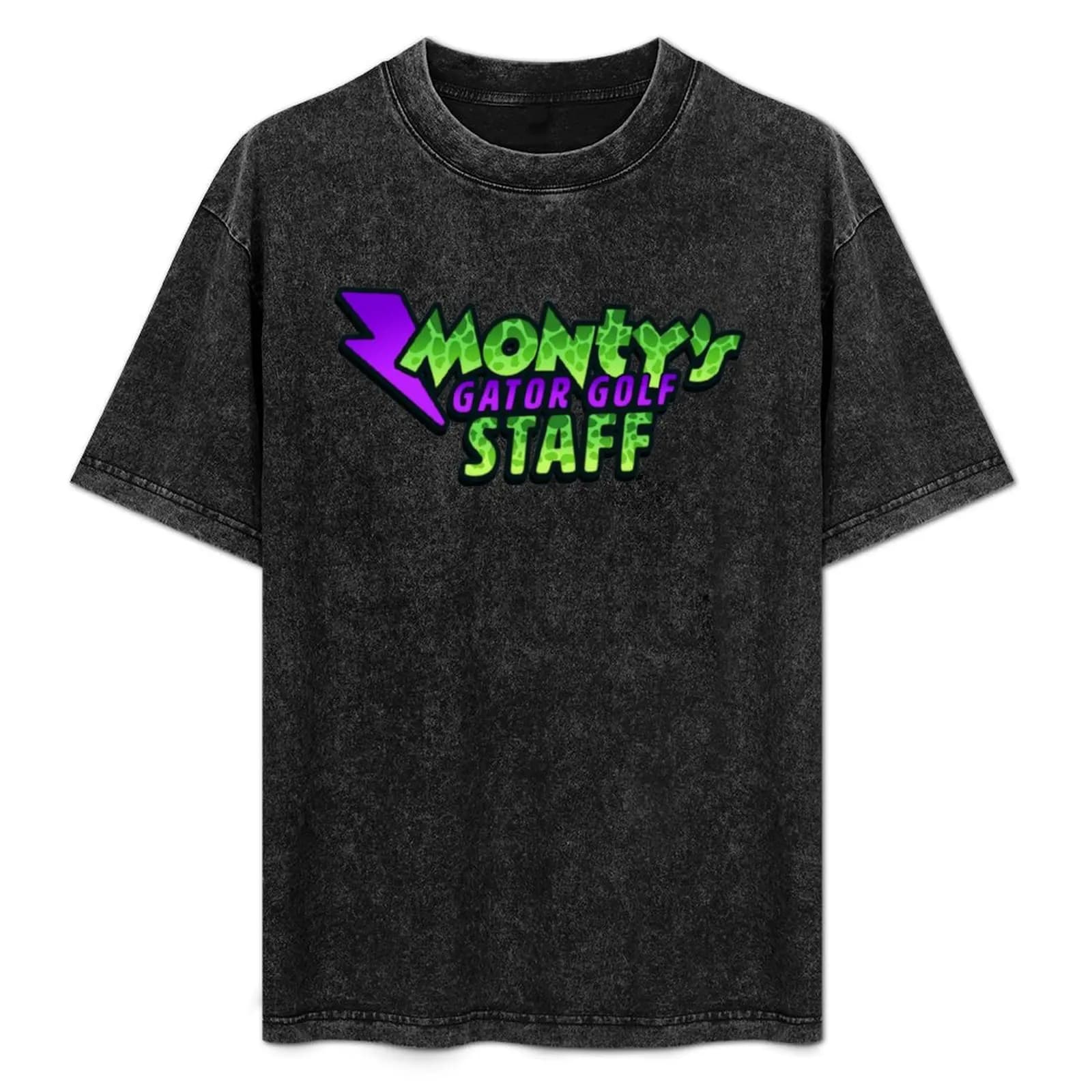 T-shirt Monty's Gator Golf Staff in morbido cotone resistente