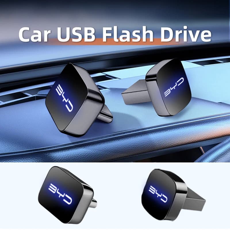Auto USB Flash Drive Portatile Mini Breve U Disco Pendrive Stabile Veloce Per BYD M6 G3 G5 T3 F3 I3 F0 F6 S6 S8 E5 E6 G6 L3 Tang Song