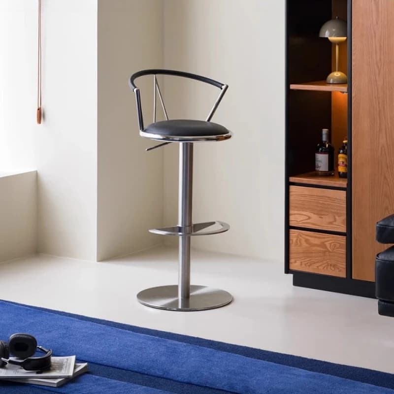 Sgabelli da bar minimalisti in metallo Computer da gioco girevole Sgabelli da bar ergonomici e confortevoli Vanity Nordic Taburete Alto Mobili da bar