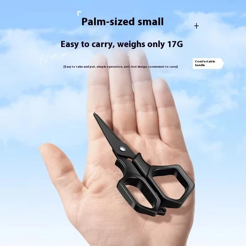 Titanium plated portable fishing scissors for suspended ropes, PE lenze, Dali Ma stainless steel bait scissors