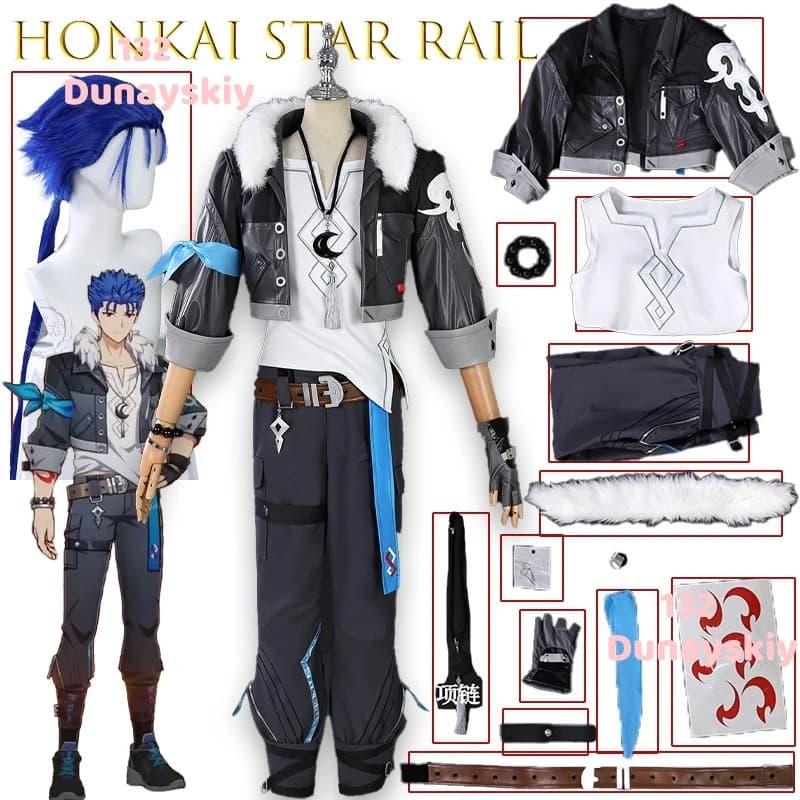 Honkai Star Rail Fate Grand Order Chulainn Lancer Costume Cosplay Stile Anime Halloween Carnevale Festa Gioco di ruolo Outfit