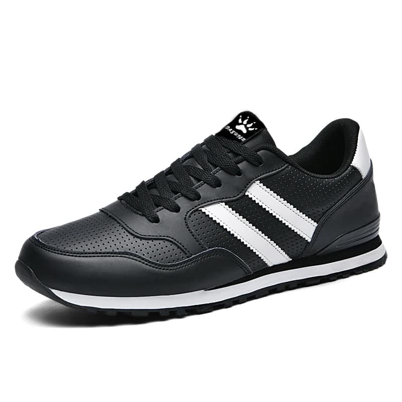 Scarpe da corsa da uomo antiscivolo in pelle moda sneakers casual traspiranti leggere scarpe da ginnastica da lavoro scarpe da uomo in pelle