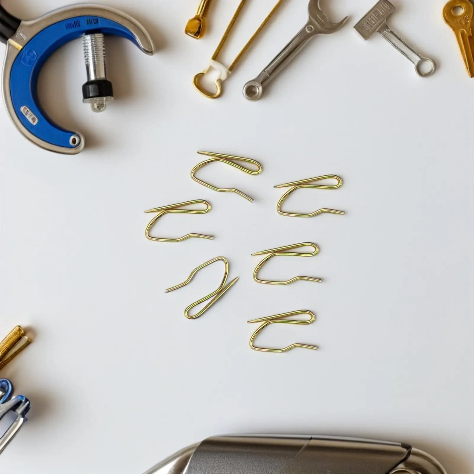 50Pcs Curtain Hook Set S Shape Stainless Steel Strong Material Modern Classic Curtain Holder Tiebacks Multi Purpose Hooks