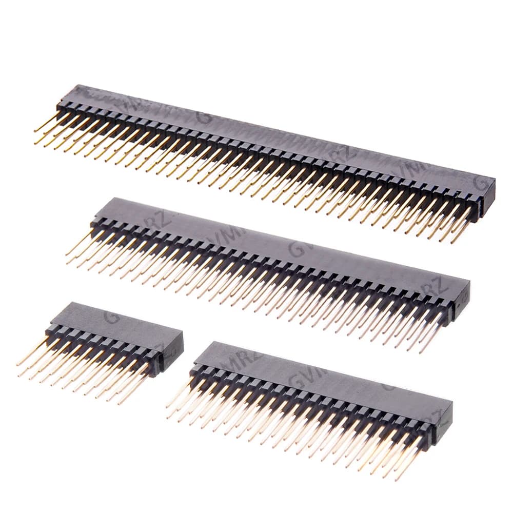 2/3/4/6/8/10/15 Pin 2.54 mm Stackable Long Legs Femal Header For Arduino Shield for IC Circuit Assembly