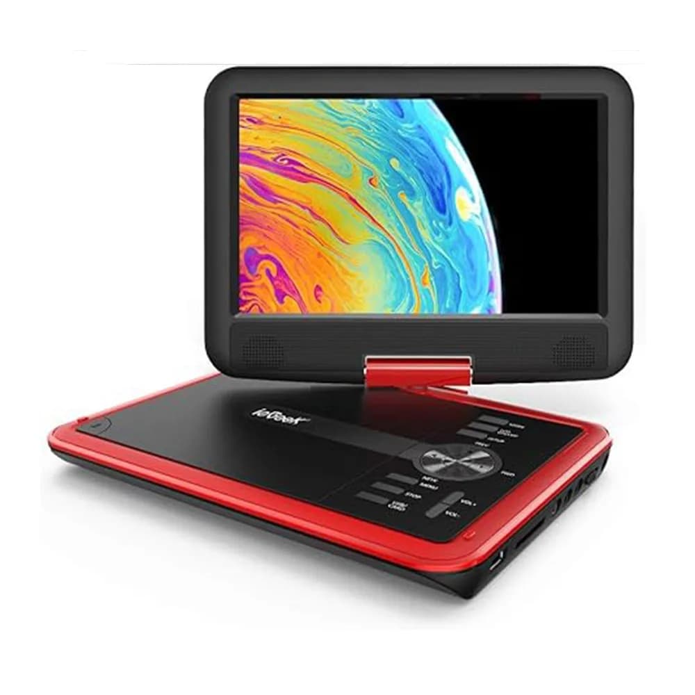 ieGeek 11.5" portable DVD player with SD card/ USB port, 5 hour rechargeable battery, 9.5" eye protective screen, AV input/