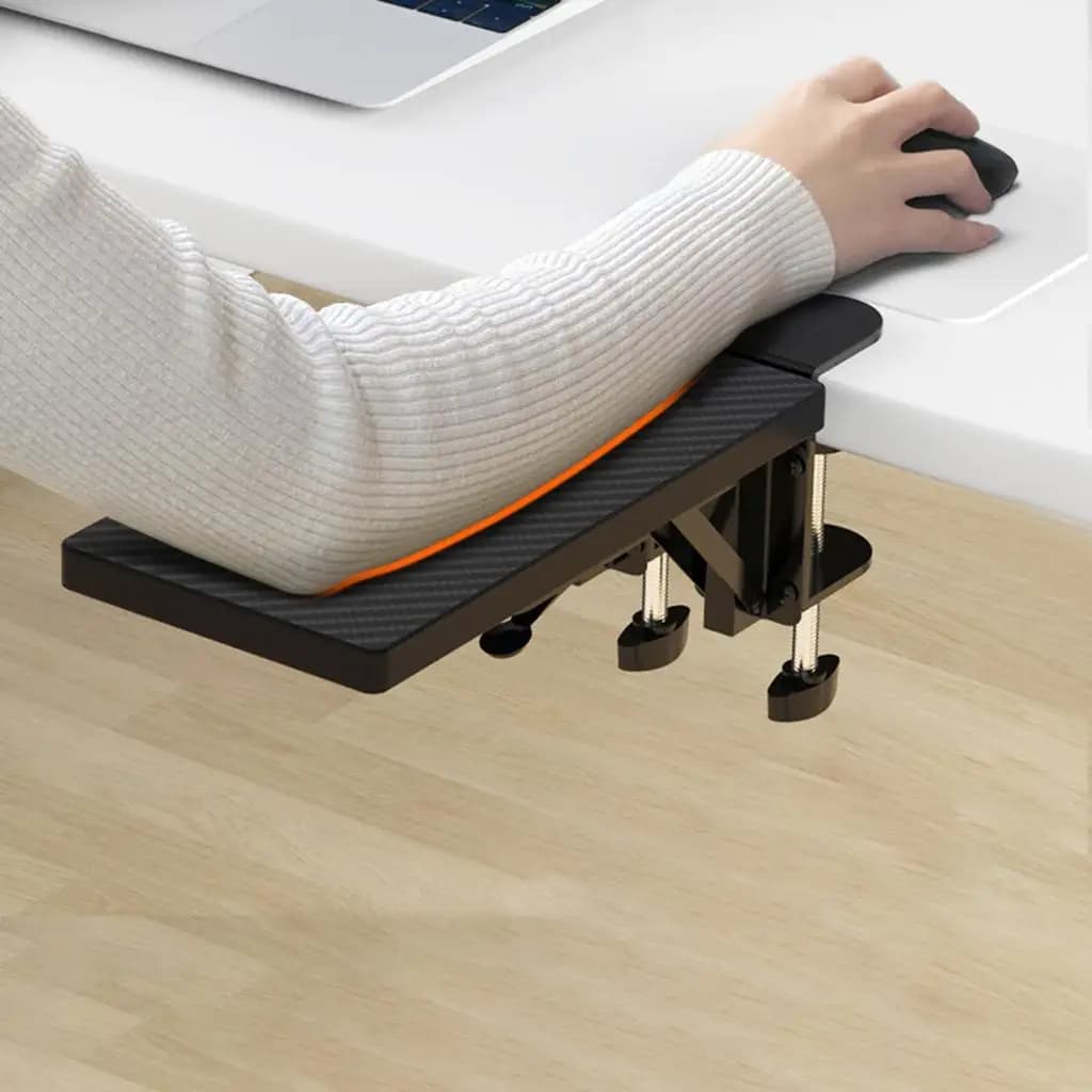 Bracciolo attaccabile Pad scrivania Computer supporto per braccio supporto per Mouse bracciolo poggiapolsi sedia Extender spalla a mano proteggi Mousepad
