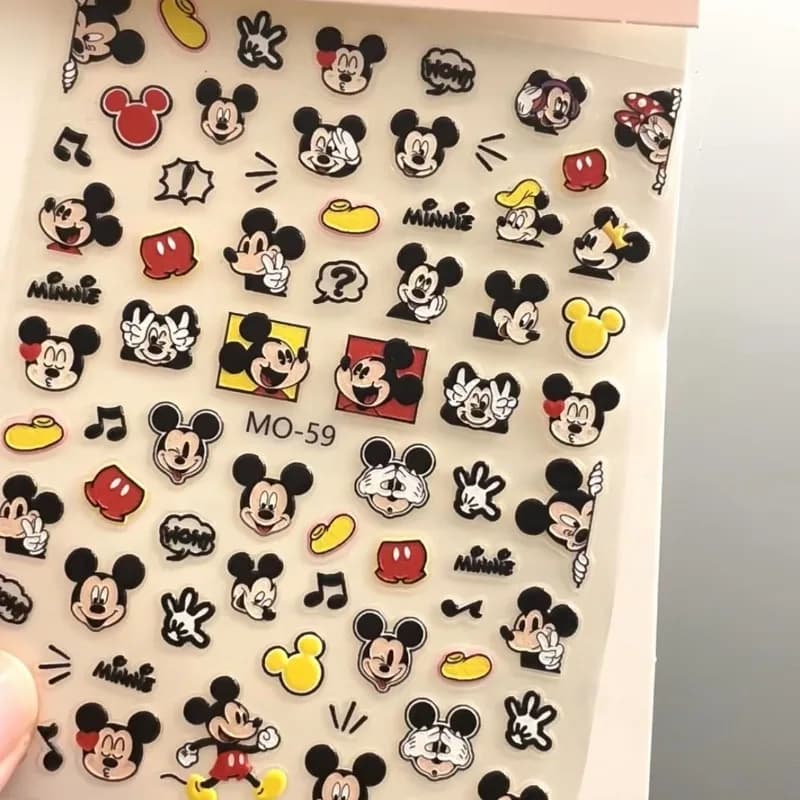 New Set of Nail Stickers 5D Kawaii 2026, Relief Decorations with Soul Cards, Cartoon Soul Gift