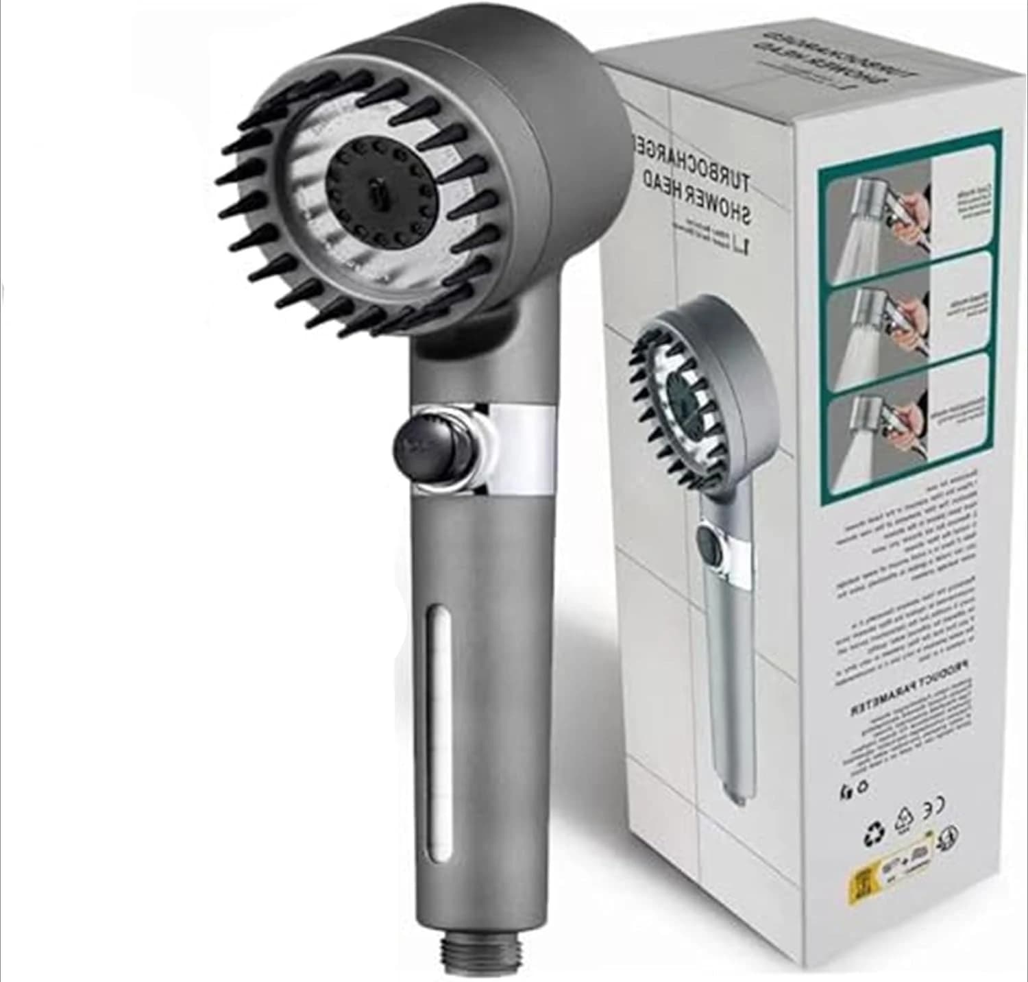 New ion drop bathroom handheld drop faucet with tap for shower head filter for shower, turbocharger with multiple spray modes