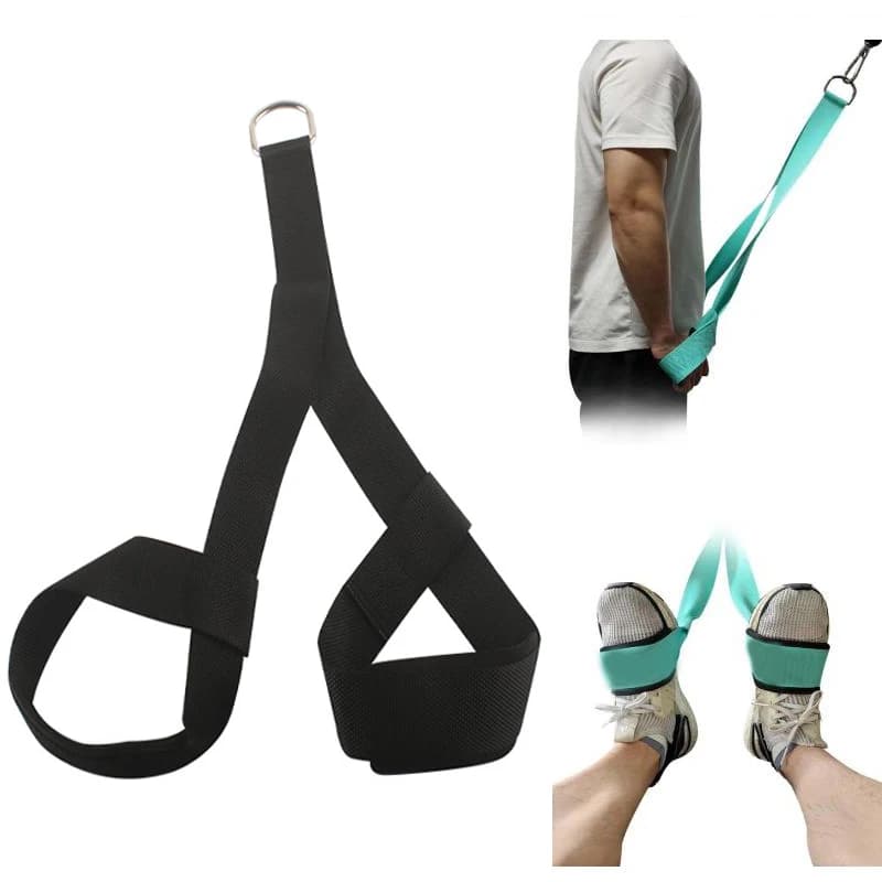 Cinturino Squat inverso, corda per tricipiti, fasce di resistenza maneggiare accessori per macchine per cavi per palestra LAT Pulldown, corda spessa
