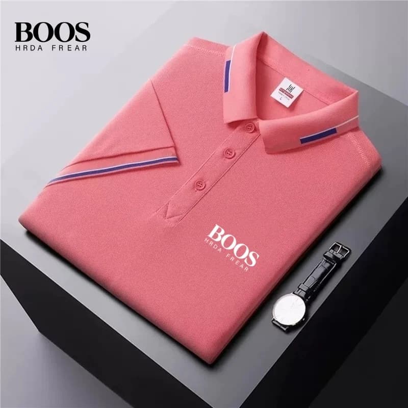 New Summer High-Quality Short-Sleeved Polo Shirt for Men, Fashionable and Casual, Breathable and Cool Top