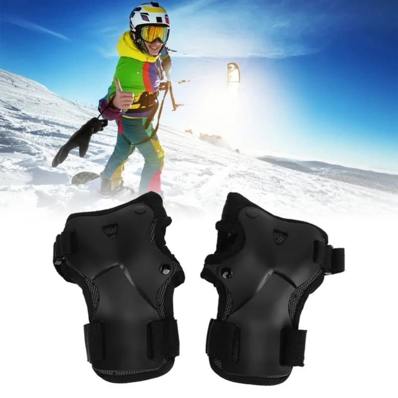 Supporto per polso sportivo regolabile, flessibile e ammortizzante, per uomo, per pattinaggio, snowboard, sci