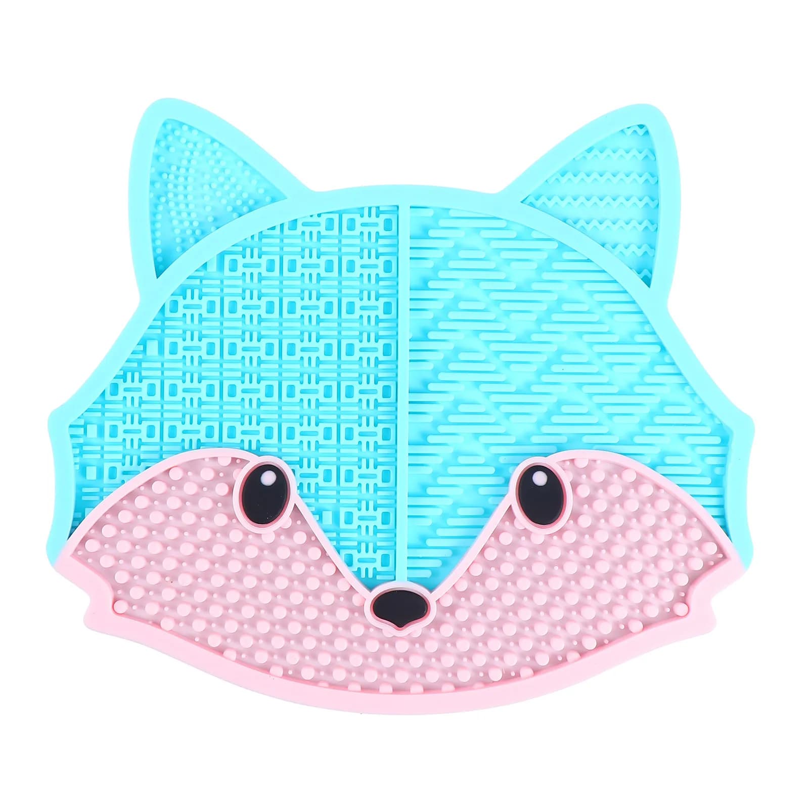 Silicone Makeup Brush Cleaning Mat with Anti-slip Base for Umbrella and Fondotinta Brushes, Washing Pad, Beauty Tool