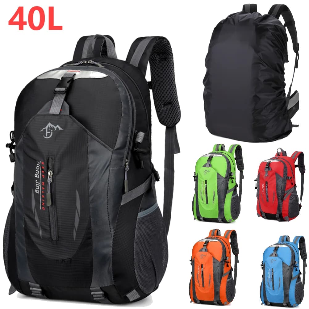 40L 840D zaino portatile Waterpr borsa da alpinismo pieghevole ultraleggero arrampicata all'aperto ciclismo zaino da viaggio escursionismo Daypack