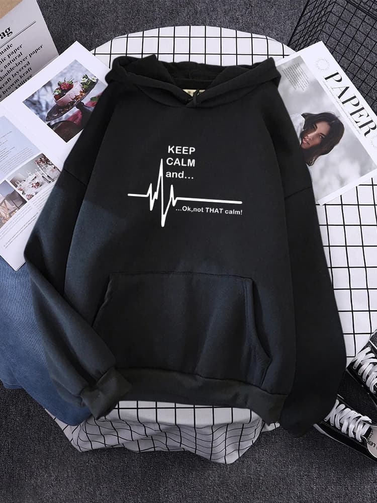 Felpa con cappuccio con stampa di lettere divertenti top da donna stile Harajukua abbigliamento Casual Oversize o-collo felpe con cappuccio femminili allentate stampa creativa top