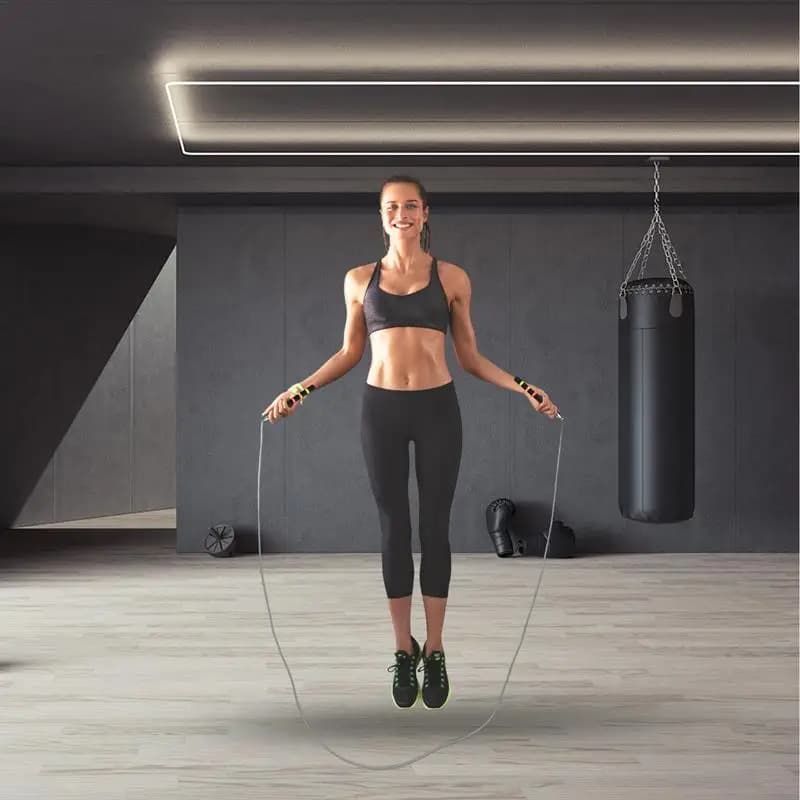 Fast Jumping Cord for Men Jumping Rope Steel Wire Jumping Cable Convenient Handle Accessories for Home Exercises for Fans and