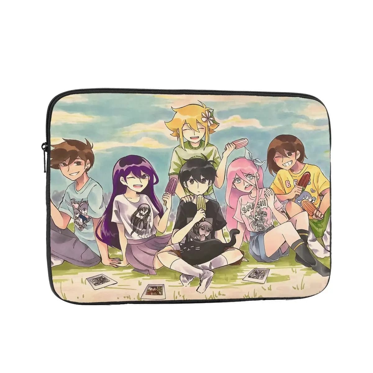 Custodia protettiva per laptop Omori per MacBook Borsa per notebook Custodia Sunny Aubrey Chibi Kel Hero Custodia antiurto per computer