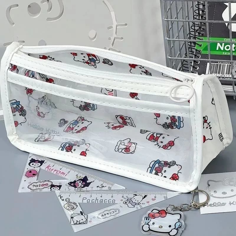 Kawaii Sanrio Hello Kitty Cute Cartoon Case for Organizer for Waterproof Makeup Bags Toiletry Bag For Girls