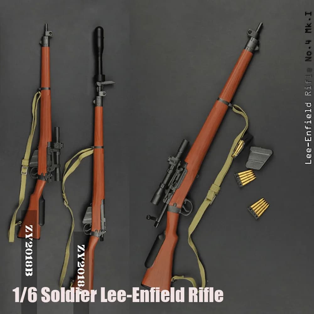 ZYTOYS ZY2018 NO4MKI scala 1/6 classico fucile Lee-Enfield accessori per armi militari giocattoli di plastica per corpo Action Figure da 12 pollici