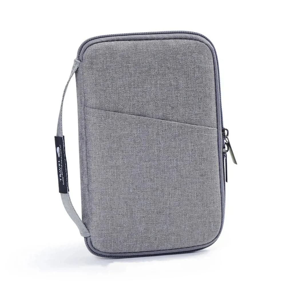 Travel Accessories Travel Wallet Ticket Holder OX Cloth Family Passport Holder Zipper Passport Protective Cover Document Case