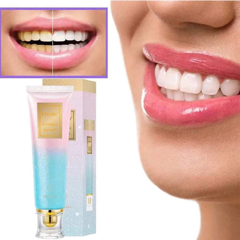 Niacinamide Dentifricio Whitening Remove Smoke Macchies Products For Hygiene Yellow Tooth Cleansing Treatment Oral Wheat F9Z3