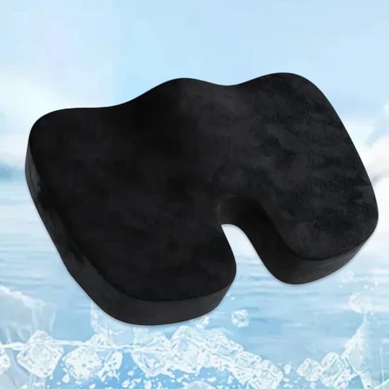 Cuscino Integrato Premium per Schienale, Design Ergonomico per Sedia da Ufficio e Auto, Supporto per Fianchi e Vita per Lunghe Sedute