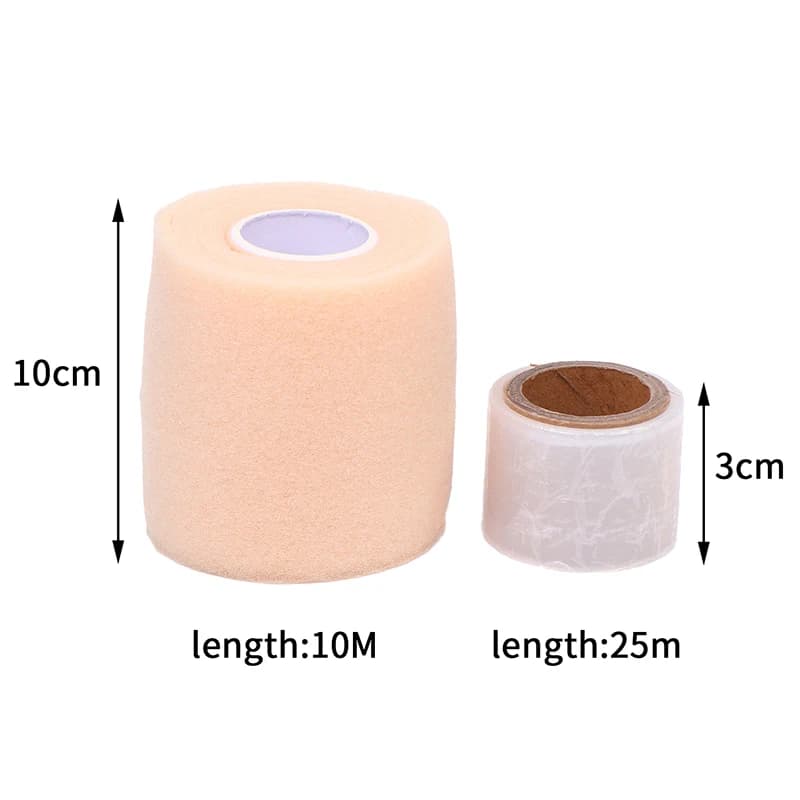 NEW Overgrip in Soft PU Sponge for Tennis and Badminton Racks, Amateur Member for Grip, High Elasticity Elastic Band