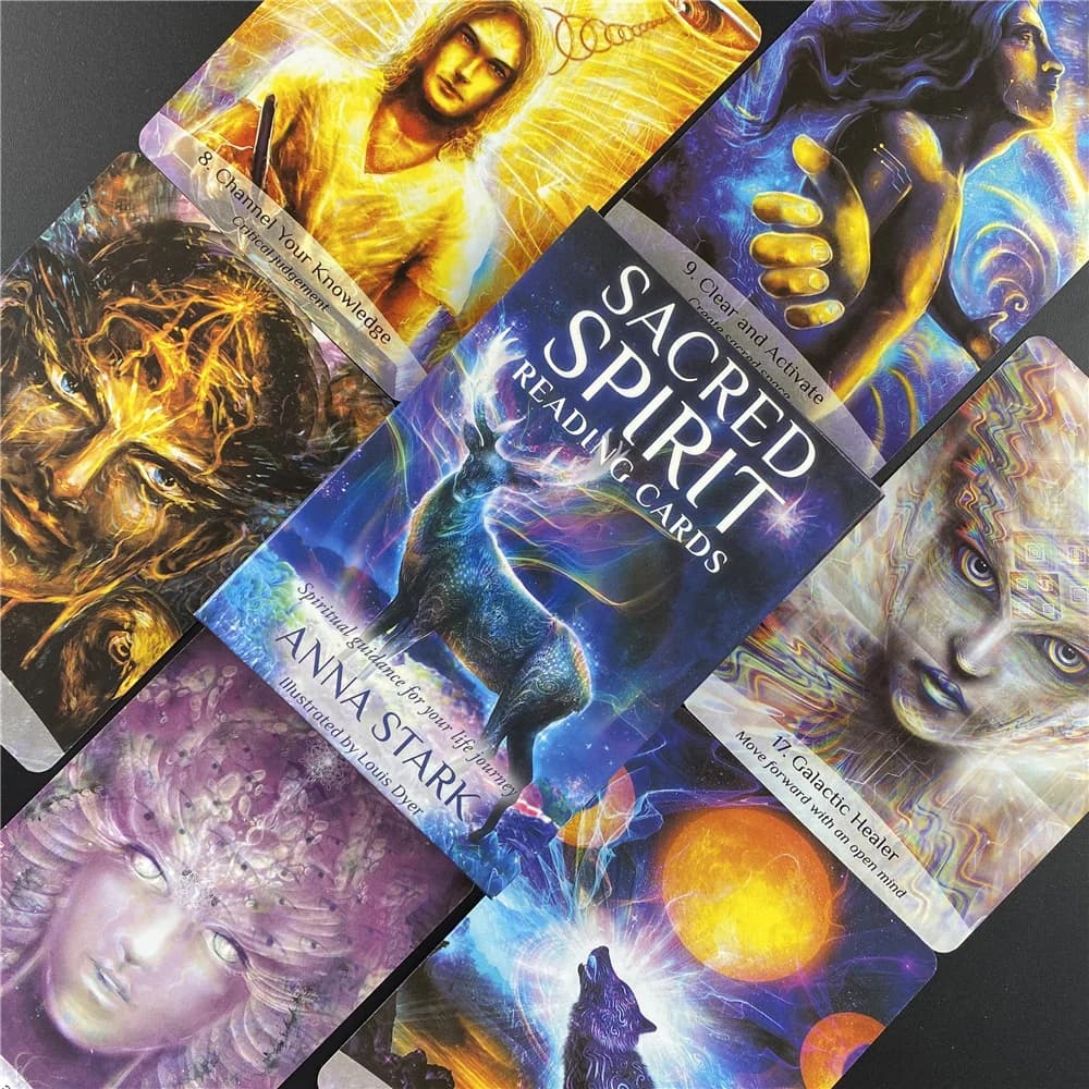 Mazzo di divinazione dei tarocchi delle carte Oracle della lettura dello spirito sacro