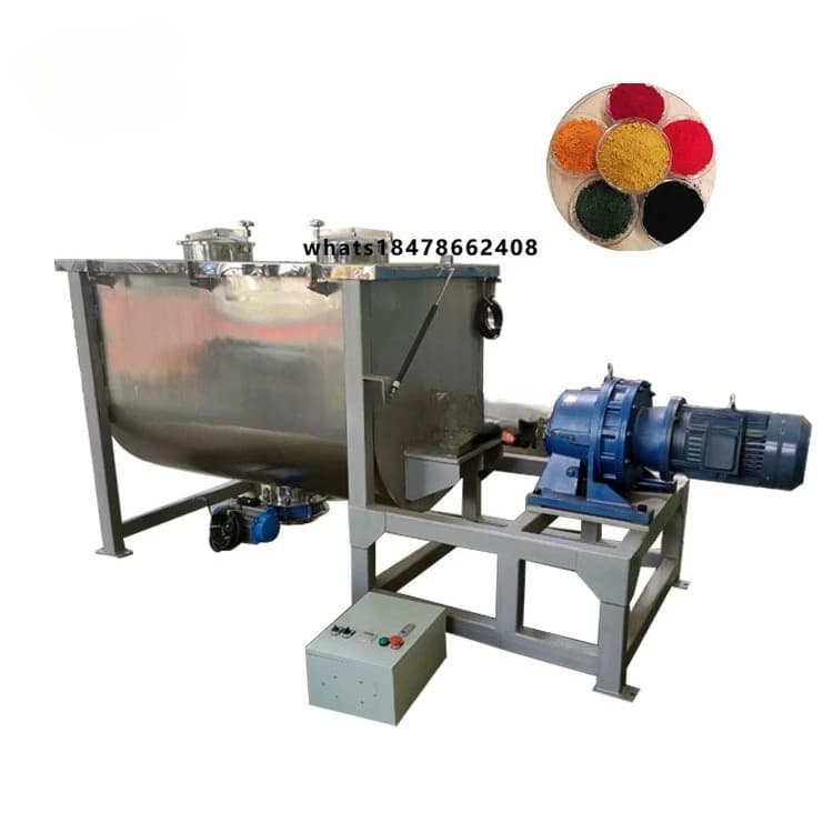 Industrial 500L Spices Flour Protein Coffee Powder Mixer Ribbon Blender Dry Powder Mixing Machine
