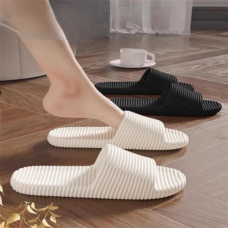 2024 New Portable Folding Slippers Women's Travel Anti-Slip Odor-Resistant Home Comfortable EVA round Toe Sandals for Busines...