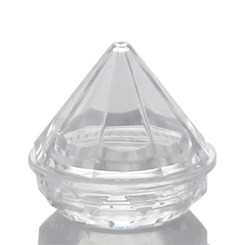 100 pcs/lot 5g Transparent Diamond Empty Acrylic Container Cosmetic Cream Makeup Bottle Jewelry Vase Empty Face Bear