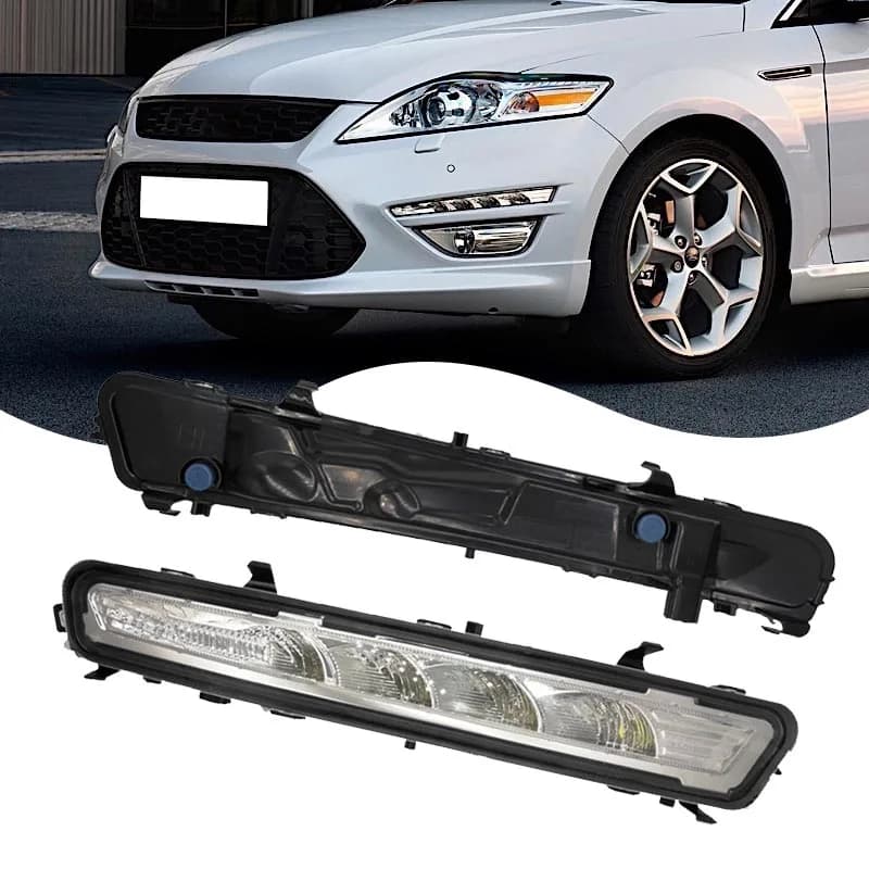 For Ford Mondeo 2011 2012 2013 LED Front bumper Light Fendinebbia Daylight Driving Signal Light With Lampadina HS7Z15200F