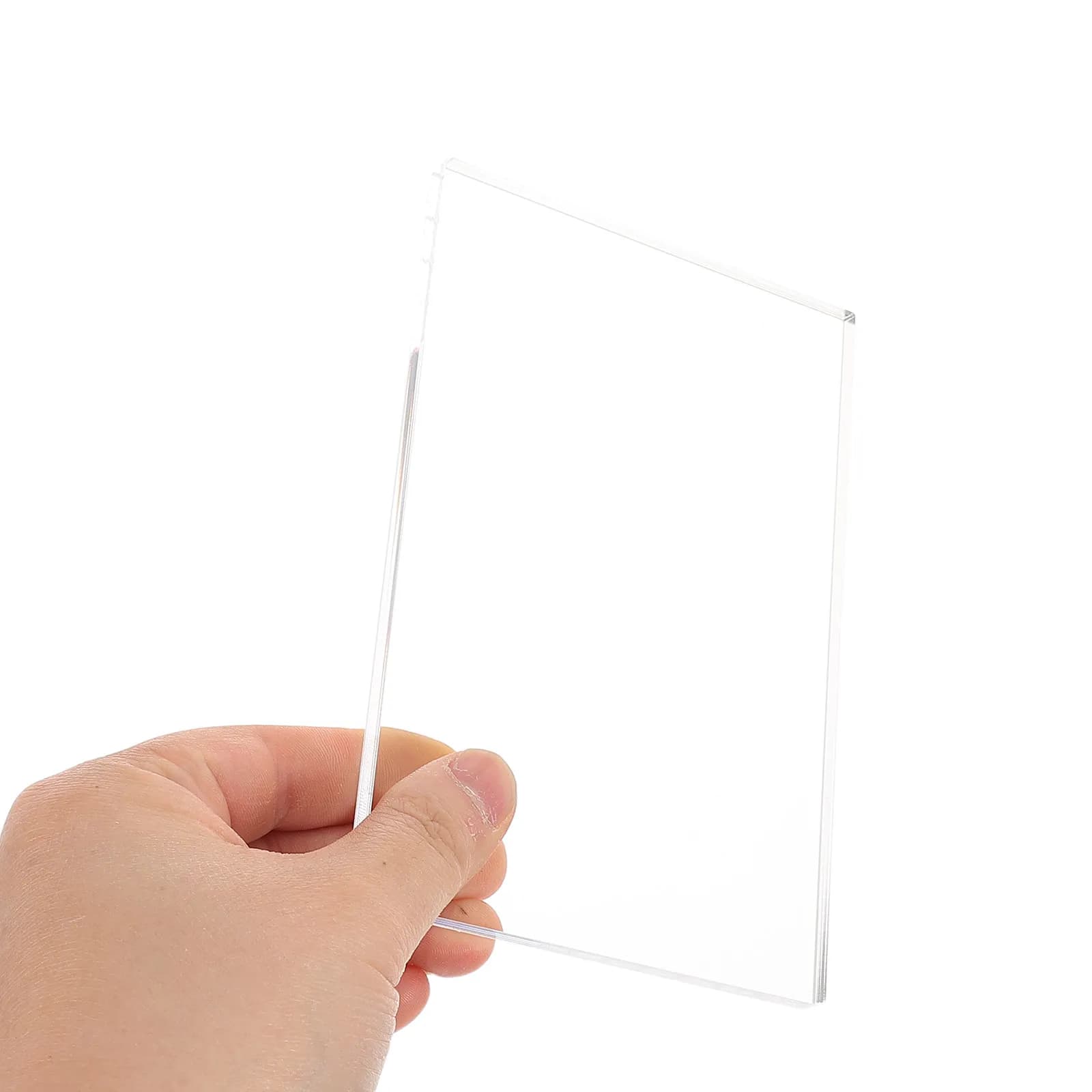 5Pcs Acrylic Mounting Blocks Transparent Stamping Tools for Silicone Stamps Card Making Supplies Scrapbooking Craft Kits