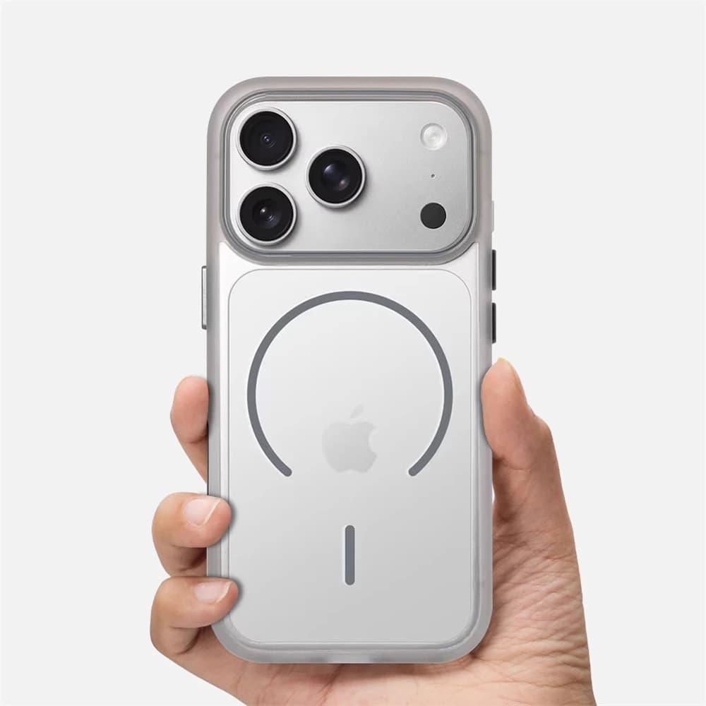 Custodia Magnetica Trasparente di Lusso per iPhone 17 Air 16 Pro Max 15 14 13 12, Compatibile con Ricarica Wireless Magsafe, Cover Antiurto Trasparente