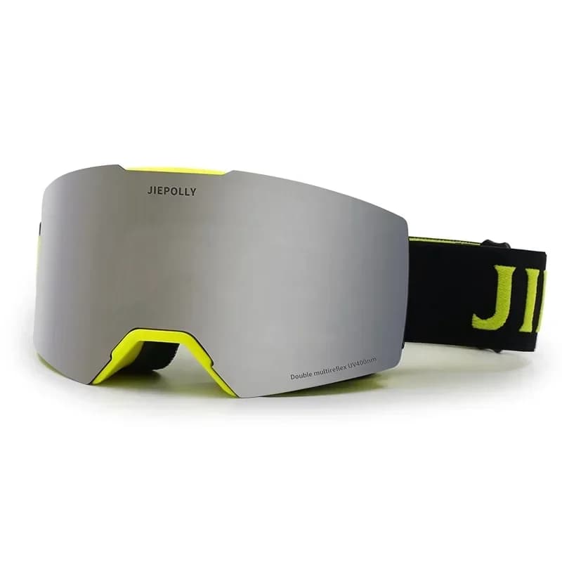 Jiepolly Ready To Ship Outdoor In Stock Magnetic Lens Uv400 Protect Winter Sport Skiing Snowboard Ski Goggles Glasses Eyewear