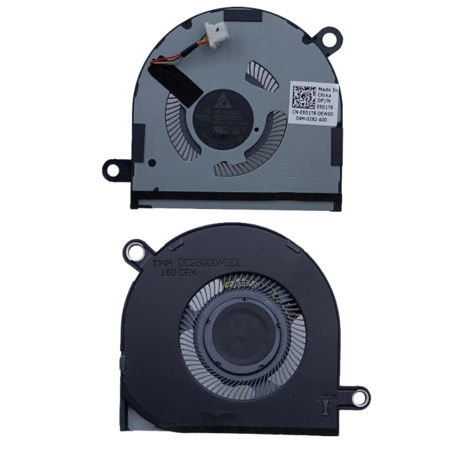 09D1T8 For DELL Latitude 7400 9410 2-in-1 P110G Laptop Cooling Fan Replacement Notebook Cooler Fan 9D1T8