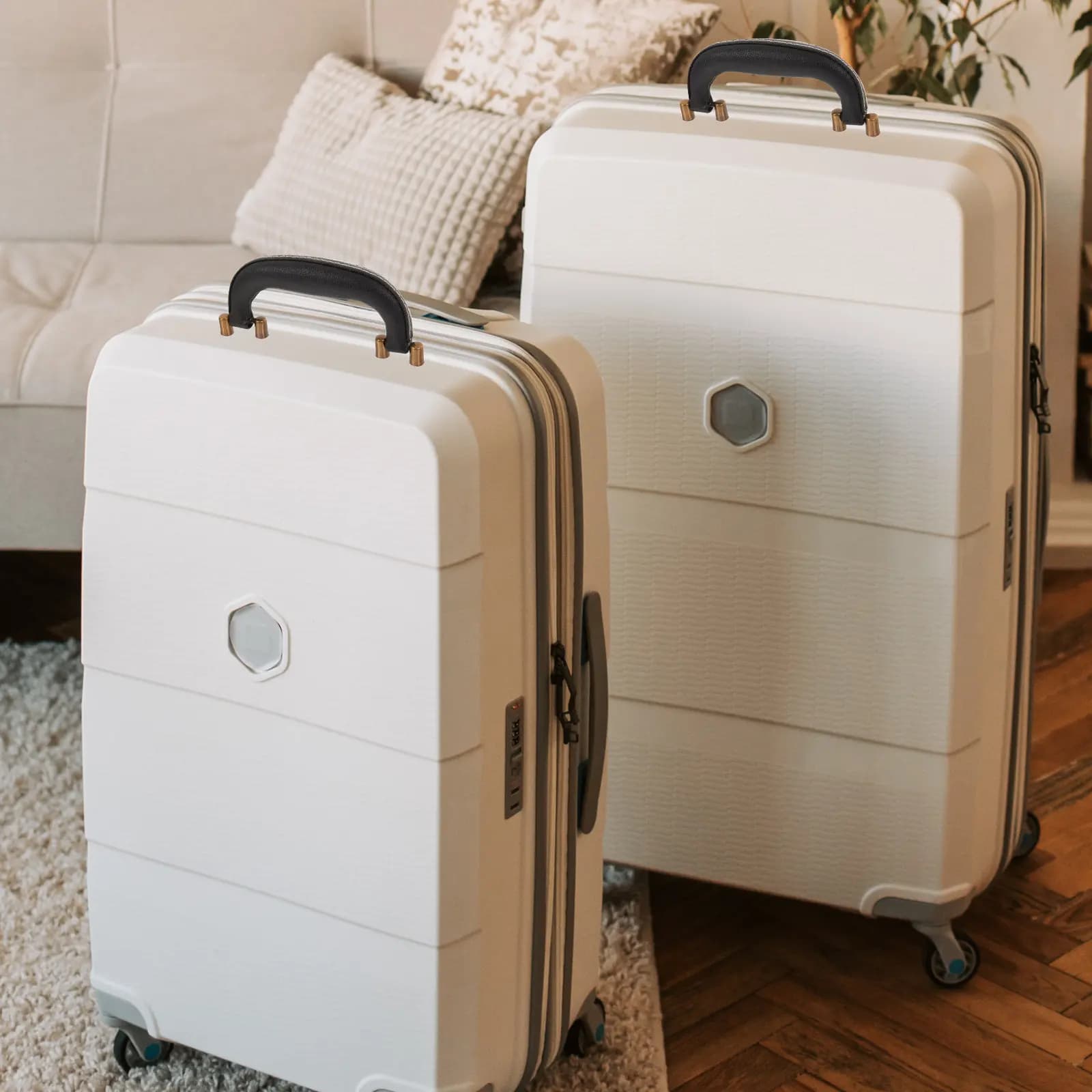 2 Pezzi Maniglia di Ricambio Robusta per Valigia, Impugnatura per Bagagli da Viaggio, Cassetta degli Attrezzi, Pieghevole, Facile da Installare, Comfort per la Mano