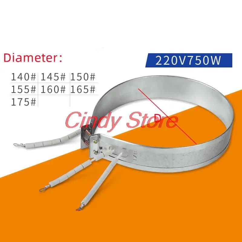 1pc anello di riscaldamento del bollitore elettrico della bottiglia d'acqua/foglio di riscaldamento con isolamento 750W accessori per la riparazione della bottiglia d'acqua 220V