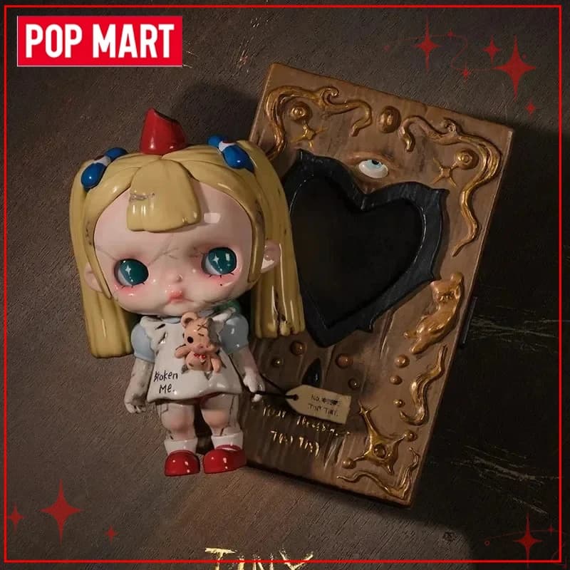 POPMART TINYTINY The Prologue Glass House Artigianato in Vetro Scatola a Sorpresa Decorazione Regalo