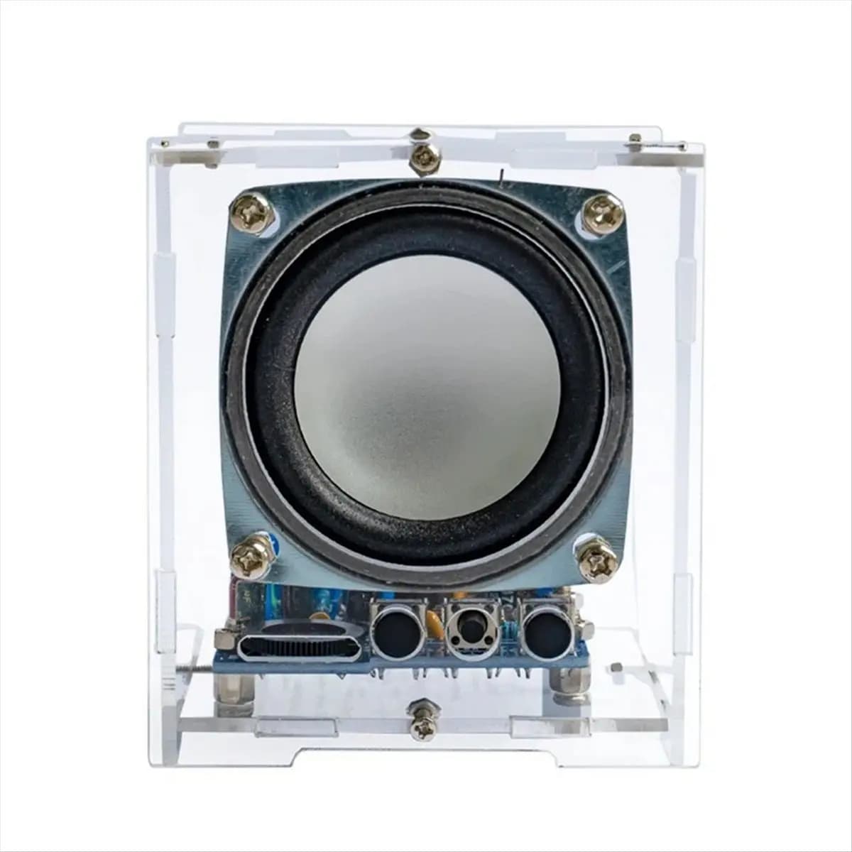 AABFK Bluetooth Speaker Kit DIY Electronic Kit Component Mini Amplifier Speakers SPI interface with acrylic shell