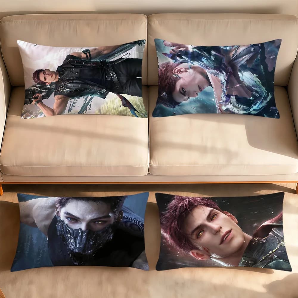 Valko Love and Deepspace cushion cover Rectangle Pillow Cover Home Sofa living Room Coffee Shop hogar Decoration Pillowcase