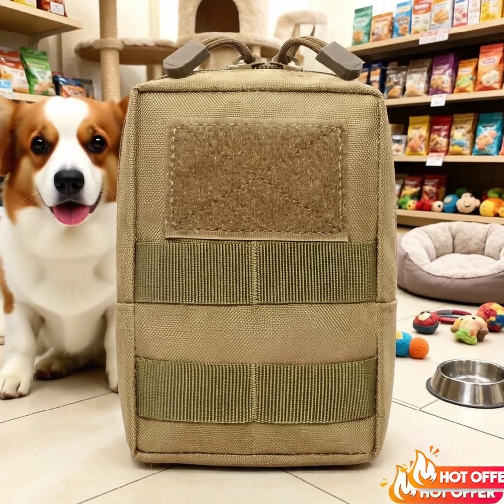 Borsa Medica Tattica Molle per Imbracatura Cani, 1000D, Accessorio Utensile EDC, Marsupio, Custodia Telefono, Airsoft