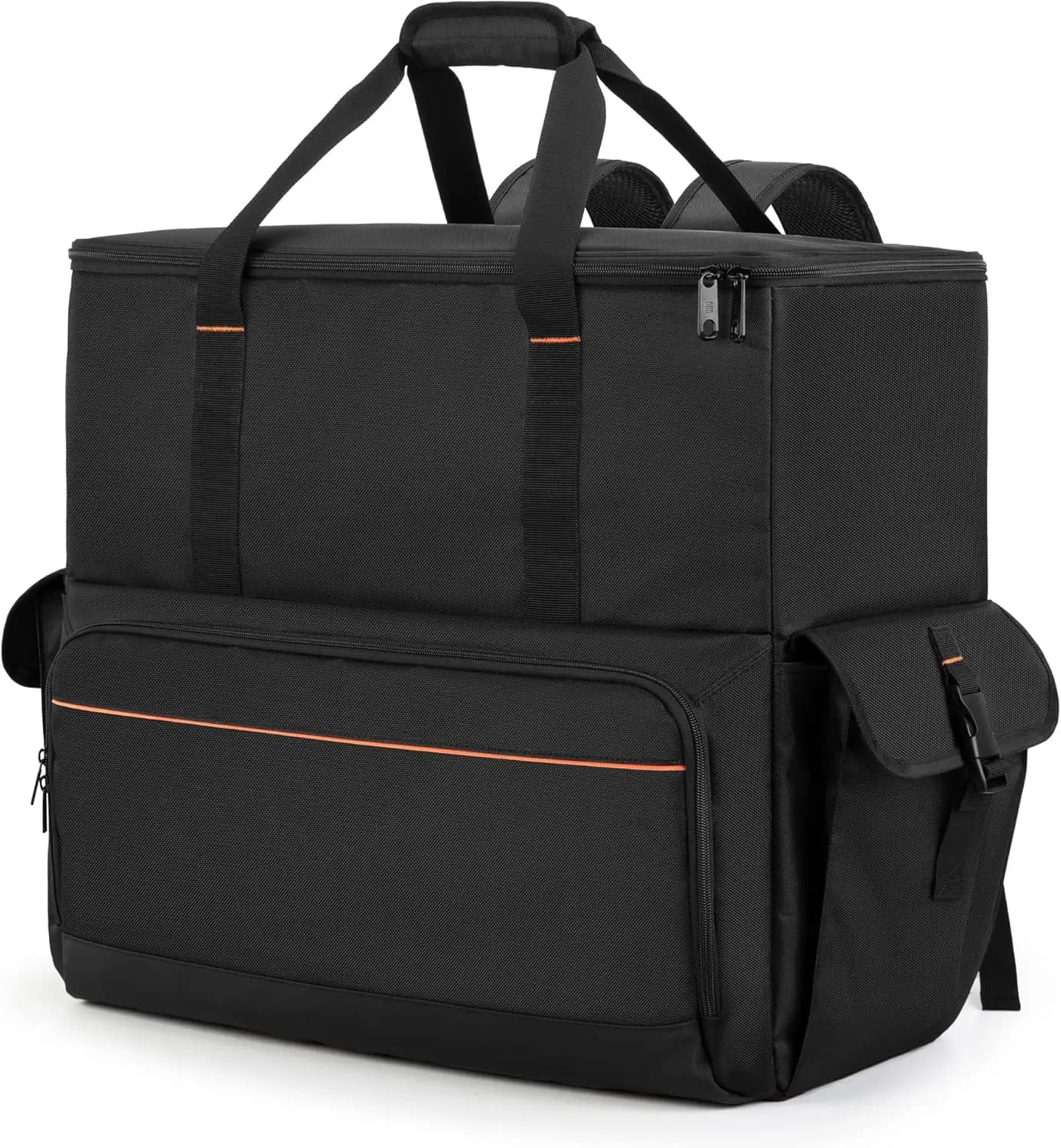 Backpack for PC ATX/M-ATX, Computer Transport Bag, Keyboard, Cables, Mouse, Black