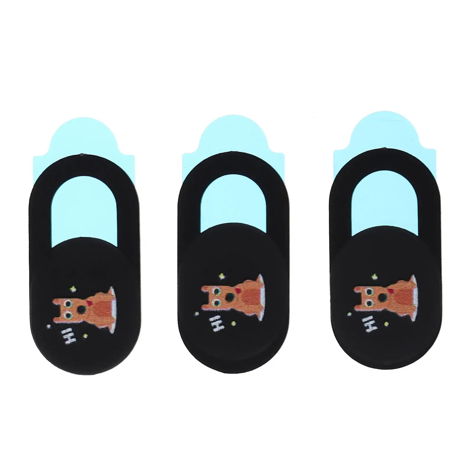 Set of 3 Copies Webcams Premium Stickers for Laptop, Phone and Tablet, Anti-Slip and Anti-Hacking Protection