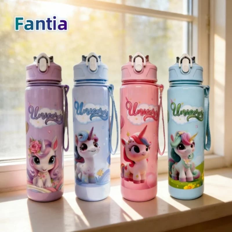 High Temperature Resistant Portable Water Bottle without BPA, 750ml Cute and Durable Space Cup, For Outdoor Activities, Perfect Gift